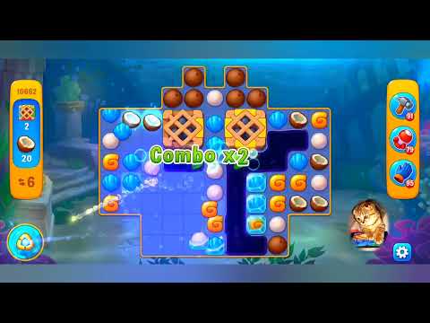 фишдом 2022 # 10662 уровень - прохождение без бустеров # Fishdom,  10662  level - no Boosters.