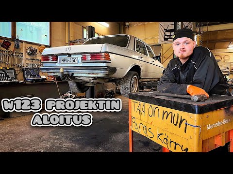 Saadaanko vihdoin tämä auto käyntiin ? - w123 m102 kunnostus osa 1