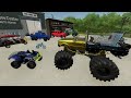 Building Fast Monster Trucks in our shop | Farming Simulator 22
