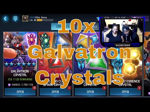 10x Galvatron Crystals  l  Transformers Forged To Fight