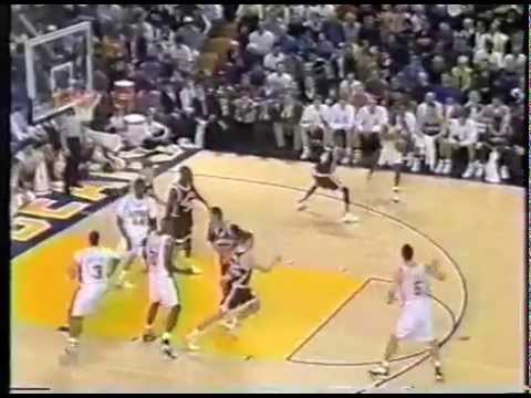 1994 Cal Basketball defeats Stanford 80-62 at Harmon