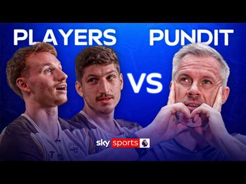 Jamie Carragher vs Vitaly Janelt and Sepp van den Berg | Player vs Pundit 🐝