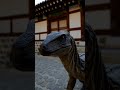 What If A Dinosaur Appears In A Hanok Yard In Korea