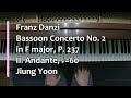 Piano Part- Danzi, Bassoon Concerto No. 2 in F major, P. 237,  II. Andante (♩=60) - Color is the piano Piano Part- Danzi, Bassoon Concerto No. 2 in F major, P. 237,  II. Andante (♩=60)