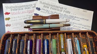 🌸Haul unboxing, ink swatching, and writing🌸