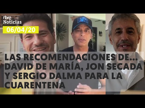 Cultura: Las recomendaciones de David de Maria, Sergio Dalma y Jon Secada para la cuarentena