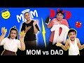 MOM vs DAD | Family Fun Morning Routine | Aayu and Pihu Show