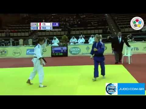 Judo Grand Prix Abu Dhabi 2011 1/2 Final -57kg QUINTAVALLE (ITA)-PAVIA (FRA)