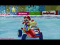 Mario Kart Double Dash 150cc Sherbet Land Mario Bowser Jr