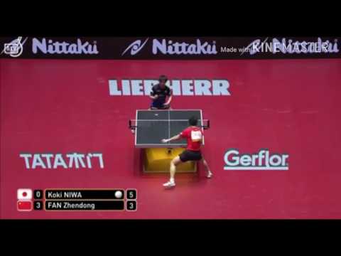 WTTC 2017 Koki Niwa vs Fang Zhendong (highlights)