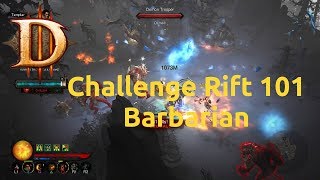 Diablo 3 - Challenge Rift - Challenge 101 - Barbarian - Fail