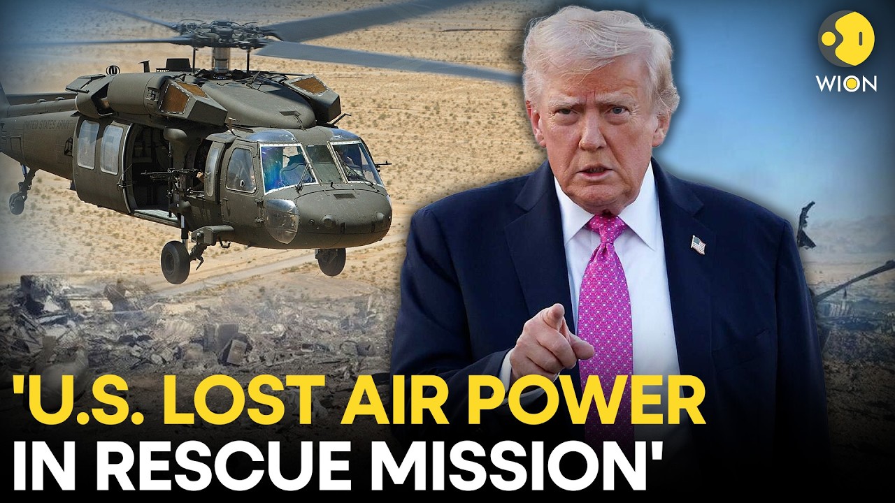 US-Iran War LIVE: Iran Claims C-130s, Black Hawks Downed During Rescue Mission | WION