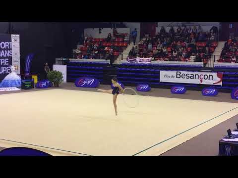 Philippine Duhamel cerceau - Nat A 14/15 ans - France Besançon 2018