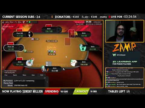 DEEPRUN SCOOP 001 \ 6K AL PRIMO! SUNDAY MILLION 1 MLN GTD LIVE FROM MALTA !wizard !stream