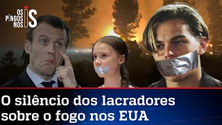 DiCaprio, Greta e Macron se calam sobre incêndios nos EUA