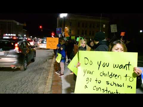 Waltham City Hall rally