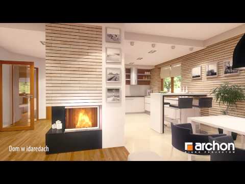 Dom w  idaredach- Wirtualny spacer po wnętrzu. ARCHON+