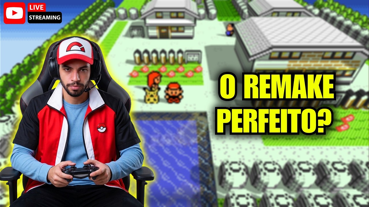 POKÉMON YELLOW RECOMP : ⚡ AO VIVO! O CLÁSSICO DO GAME BOY TOTALMENTE REFEITO! 🟡