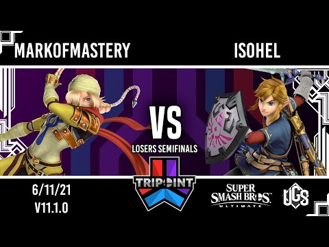 Tripoint Smash Test - Losers Semifinals - MarkofMastery(Sheik) Vs. isohel(Link)