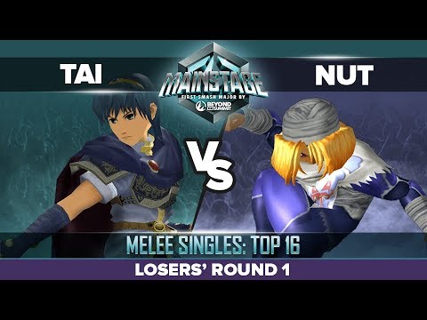 Tai vs Nut - Losers' Round 1: Melee Singles Top 16 - Mainstage | Marth vs Sheik