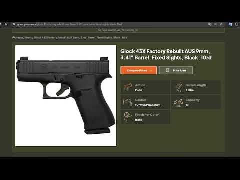 Glock 43x For Sale