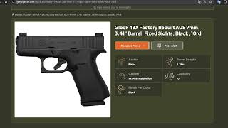 🔥 Glock 43x for Sale: This Website Finds the Lowest Prices!