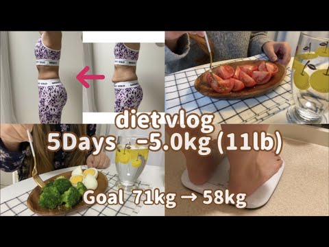 SUB) 5 days short-term intensive diet / 5 days -5kg 🔥 / Weight loss meal