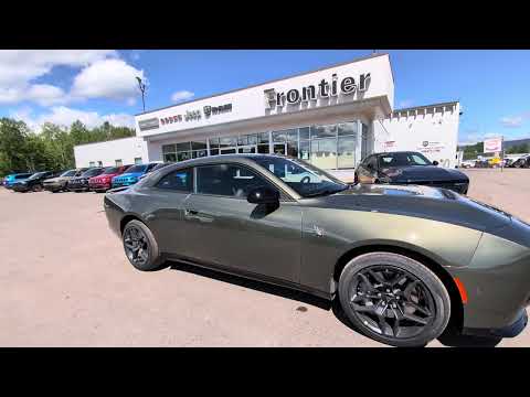 2026 Dodge Charger in Green for sale at Frontier Chrysler Dodge Jeep Ram Fiat Ltd. in Smithers, BC