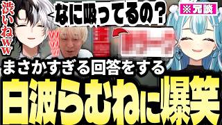 質問の答えが渋すぎる白波らむねに爆笑するKamito達【エルデンリングナイトレインダイジェスト】【ヘンディー/トナカイト/白波らむね】【かみと切り抜き】
