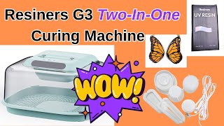 #219 Resin Lamp & UV Resin Butterflies With Resiners G3 Duel Action Curing Machine WOW!