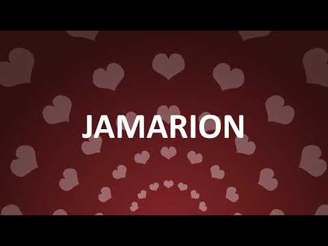 HAPPY BIRTHDAY JAMARION