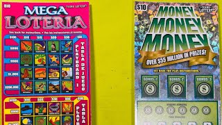 Mega Loteria VS MONEY MONEY MONEY! ROUND 2! The Lotto Scratcher