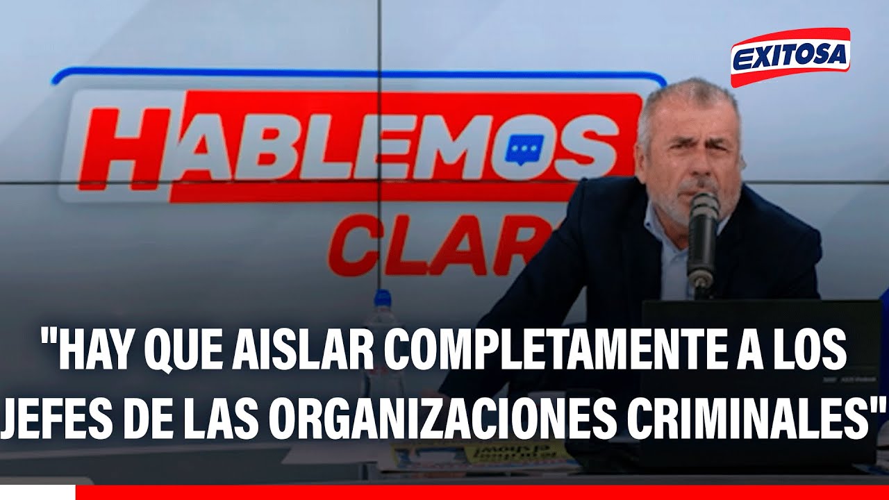 🔴🔵 Nicolás Lúcar: "Hay que aislar completamente a los jefes de las organizaciones criminales"