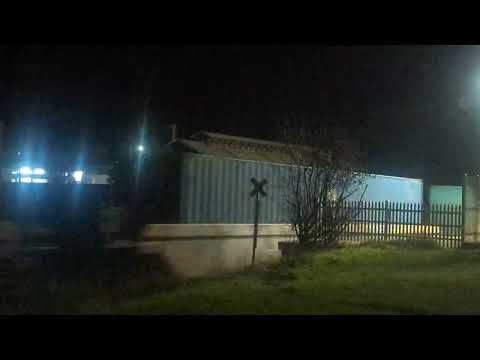 7PM5 - Pacific National intermodal freight service with NR91 & NR84. Stawell 6.36pm 13/6/23.