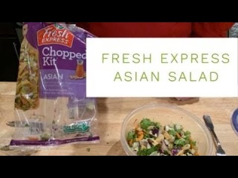 Fresh Express Asian Chopped Salad | Easy Salad Kits | John Eats Cheap