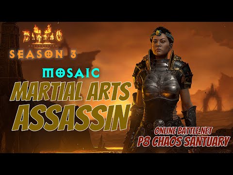 D2R Martial Arts Assassin Clearing Chaos Sanctuary on Players 8 / Patch 2.6