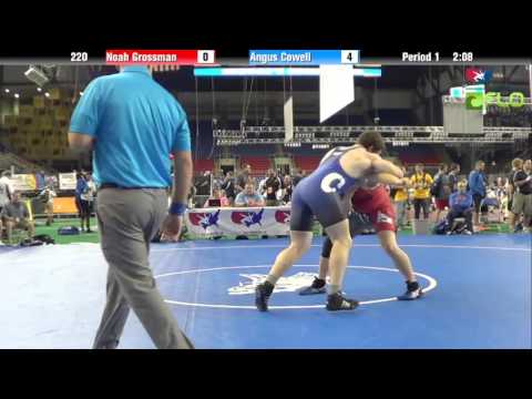 Junior 220 - Noah Grossman (Idaho) vs. Angus Cowell (Connecticut)