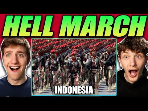 Americans React to Hell March Indonesia National Armed Force Day Military Parade