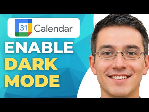 🔵How to enable Google Calendar Dark Mode?
