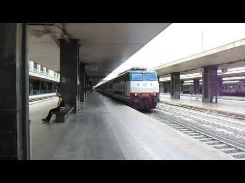 E444.058 in partenza con l' IC 518 "Tirreno" Roma Termini - Ventimiglia