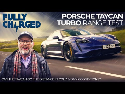 Porsche Taycan Turbo Range Test in Cold & Damp Conditions | 100% Independent, 100% Electric