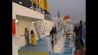 preview picture of video 'ferry, arrivée à Ajaccio.'