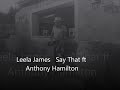 Leela James   Say That ft Anthony Hamilton