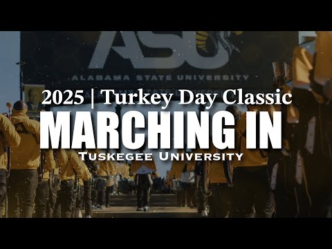 Marching In | Alabama State University | 2025 Turkey Day Classic 