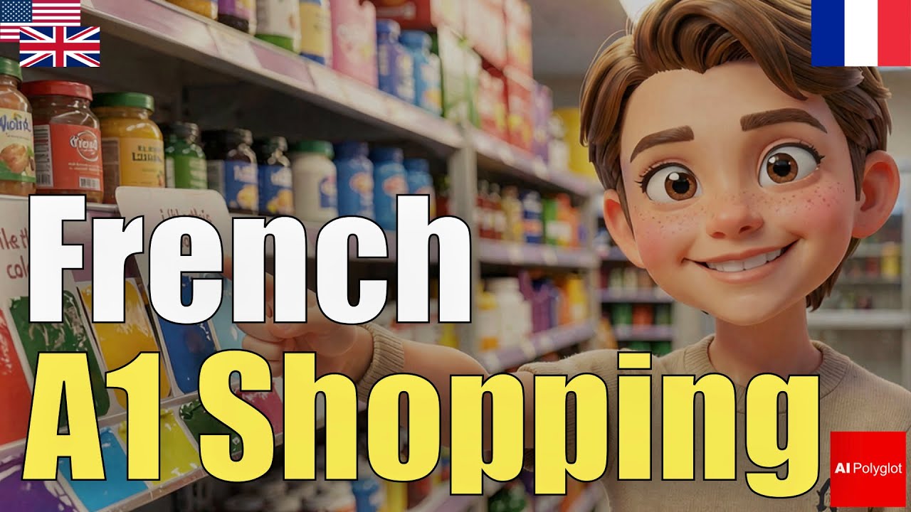 French A1 Shopping | Natural Listening | Must-Know