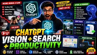 The Ultimate Guide to ChatGPT Part 2 | Vision AI, Search & Productivity Tools