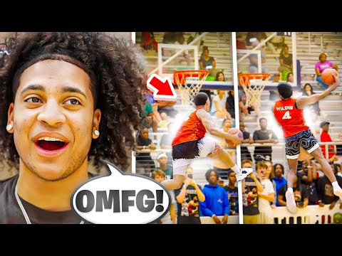 MY AAU TEAM TURNED THIS GAME INTO A DUNK CONTEST! (Memphis Game 2)