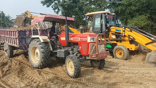 New Model Swaraj 855 plane tractor loding in bhalu mati