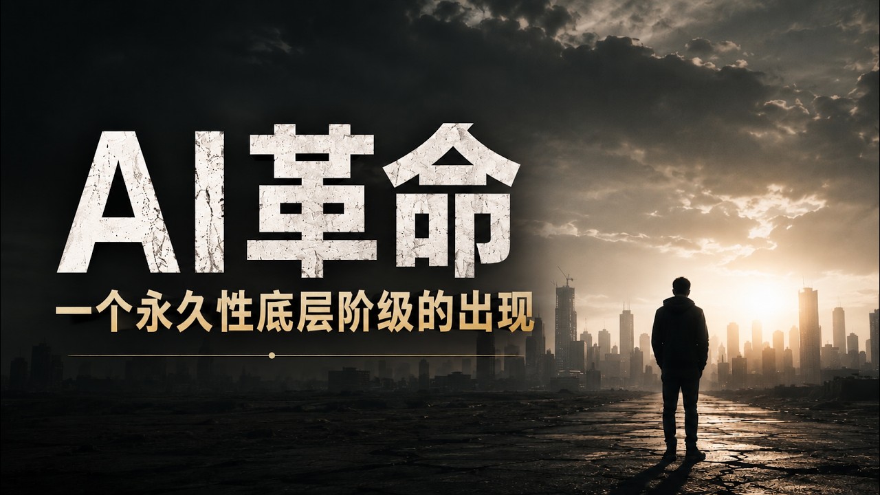 AI革命，一个永久性的底层阶级正在出现【汤山老王】