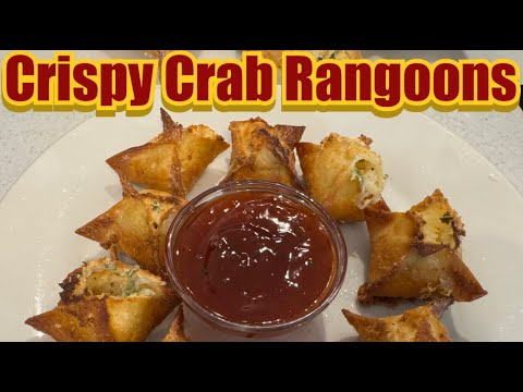 Golden & Crispy Crab Rangoons at Home